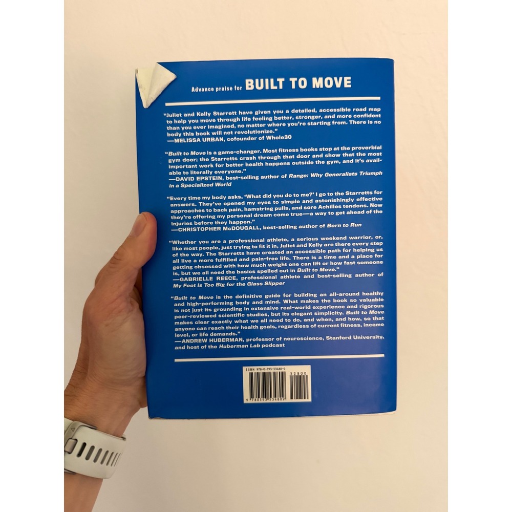Built to Move Kelly Juliet Starrett Hardcover Health Fitness Book 9780593534809 - Picture 2 of 2